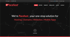 Desktop Screenshot of pacehost.com